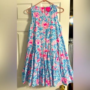 Lilly Pulitzer - Trina Swing Dress - Bondi Blue My Little Peony